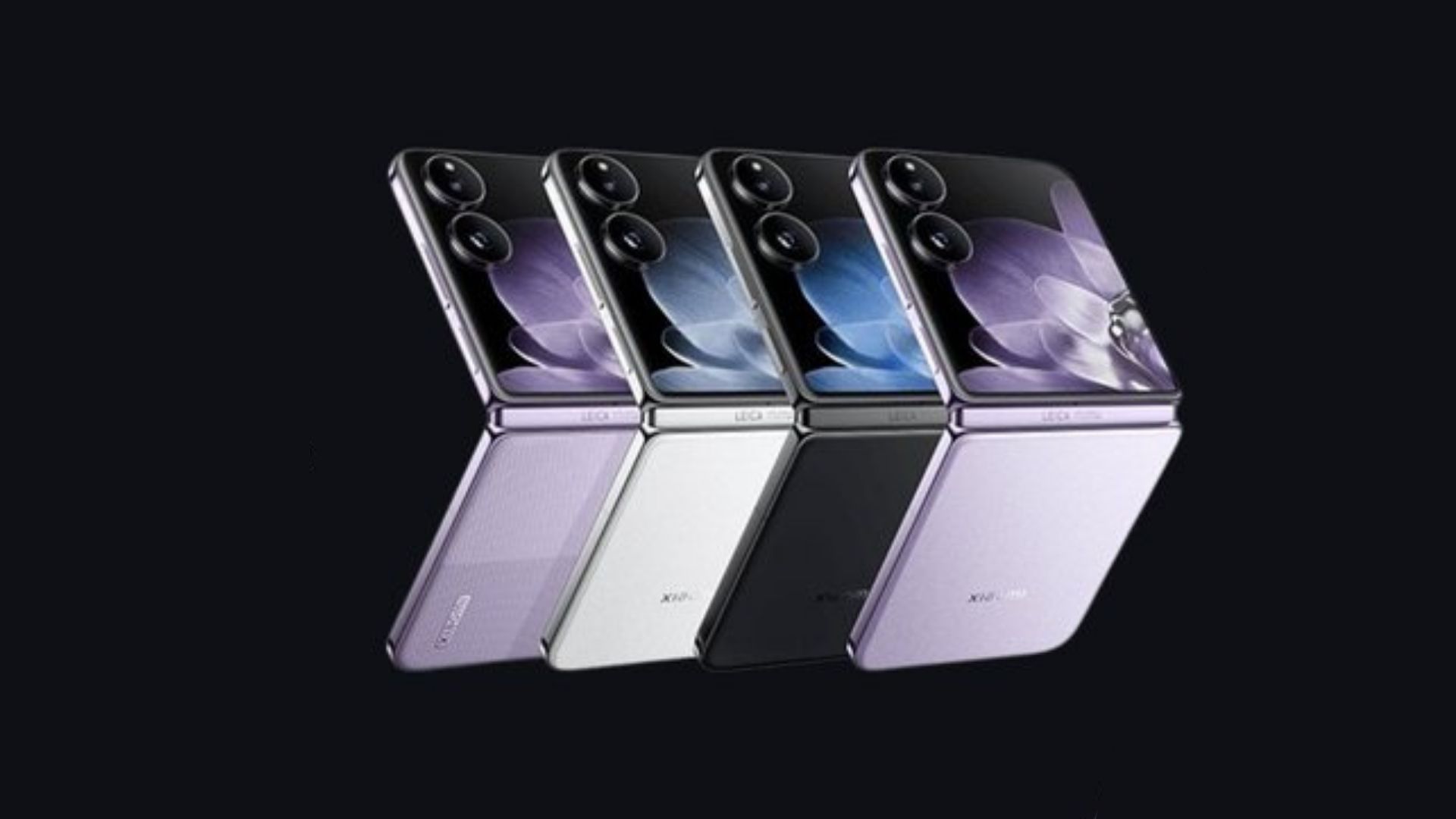 Xiaomi Mix Flip 2 showcasing its foldable OLED display with a 120Hz refresh rate